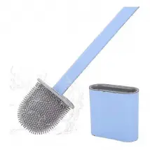 Brosse WC silicone flexible noir
