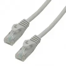 Mcl Cat6 RJ45 U/UTP câble réseau Gris 1,5m