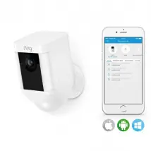 RING Spotlight Cam Battery - Blanc