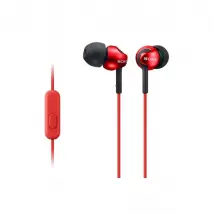Sony Intra-auriculaires - Rouge/Noir