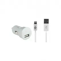 Bigben Chargeur allume-cigare - Blanc