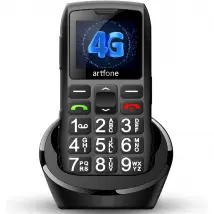 Artfone C1+ 4G Téléphone Noir