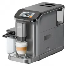 Machine expresso automatique HiBREW H16 avec moulin, extraction 20 bars, écran tactile 4,3 pouces, réservoir de lait amovible 1,5 L