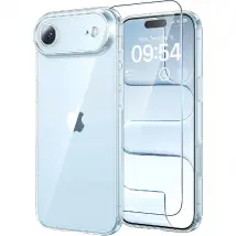 Coque Silicone Transparente + Verre Trempe Pour iPhone 17 Air Little Boutik©