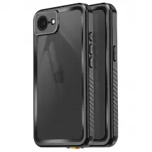 Redpepper Coque Intégrale pour iPhone 16e Étanche IP68 Antichoc Noir