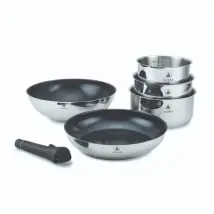 Set 6 pièces amovible 'réactif' inox Laguiole LA-9120815