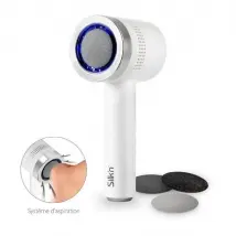 Râpe électrique anti-callosités Silk'n Vacupedi avec aspiration intégrée et 2 râpes incluses