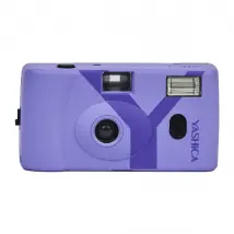Appareil photo argentique Yashica MF 1 Snapshot Art Camera Y Edition Lavande avec un Film 400 24