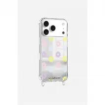 Coque imprimée La coque Française Miroir Marguerites pastels avec anneau pour iPhone 17 Pro
