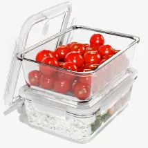 Ensemble de boite de conservation 2 pièces en verre Classbach C-FHD4024G