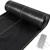 Paillage pour plante 3m x 10m 70g/m²,toile de Paillage anti-mauvaises herbes anti-UV avec 30 crampons inclus