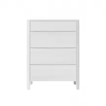 Commode en bois de hêtre Visby MODENA 80 / coloris blanc