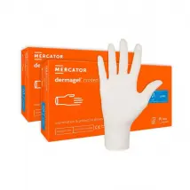 Pack de 2 Boites de 100 GANTS LATEX Transparent Pour Chirurgiens TAILLE XL MERCATOR MP2BGLPCXL