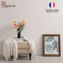 Papier Peint 3D Auto-adhésif en Relief – Blanc – Étanche et Décoratif