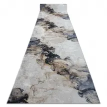 TAPIS DE COULOIR antidérapant LOTUS SHADOWS 37550 Abstraction beige gris lavable 100cm 100x360 cm