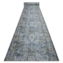 TAPIS DE COULOIR antidérapant LOTUS NOMAD 29671 Ornement gris lavable 60cm 60x280 cm