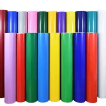 Rouleau de vinyle adhésif permanent multicolore pour lettrage style Cricut, film, cartes en verre, décalcomanies DIY, feuille adhésive~00670