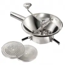Moulin à légumes inox 3 grilles 24cm - n3004bg - TELLIER