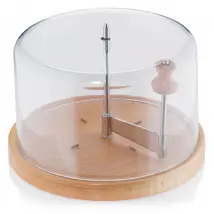 Rabot girolle à fromage en bois + cloche - 77080 - KELA LINE