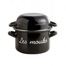 Marmite à moules 18cm noire - 312852 - BAUMALU