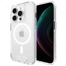 CASE MATE Coque Ultra Tough Plus D3O MagSafe pour iPhone 15 Pro Magnétique Transparent