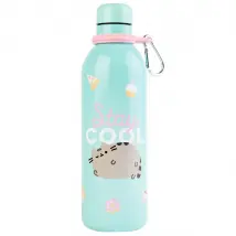 Pusheen Bouteille 500ml Collection Foodie Double Paroi Isotherme Turquoise