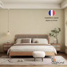 Papier peint autocollant 3D effet pierre naturelle jaune