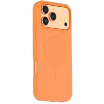 Force Case Coque en Silicone pour iPhone 17 Pro Compatible MagSafe Antichoc 2m Orange