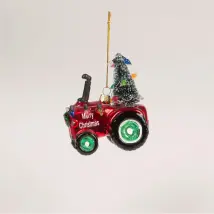 Tracteur boule de Noël
