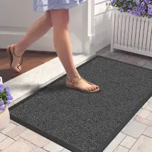 Tapis d'entrée paillasson d'accueil antipoussière