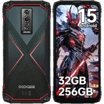 DOOGEE Blade 10 Pro Energy Smartphone Incassable Android 15 - 32Go+256Go 6.56'' 6150mAh 50MP NFC - Rouge