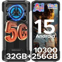 DOOGEE Blade 20 Play 5G Smartphone Incassable Android 15 - 32Go+256Go 10300mAh 50MP+16MP 6.6'' NFC - Noir