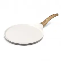 Mythic - Crépière 25.7 cm avec revêtement en céramique blanche