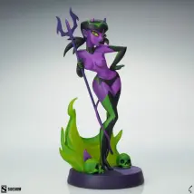 Original Artist Series - Statuette Devil Girl (Purple and Green Variant) 30 cm