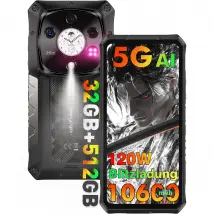 Ulefone Armor 28 Pro Téléphone Portable Incassable 5G - 32Go+512Go 10600mAh 50MP AI Caméra + 64MP