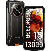 DOOGEE Fire 5 Pro Smartphone Incassable Android 15 - 6.6" - 20Go+128Go 13MP+8MP AI Caméra