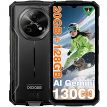 DOOGEE Fire 5 Pro Téléphone Portable Incassable Android 15 - 6.6" - 20Go+128Go 13000mAh NFC