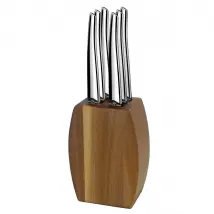 Jet - Bloc bois d'acacia 6 couteaux steak