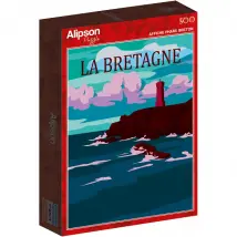 PUZZLE 500P AFFICHE PHARE BRETON ALIZE ALI50188