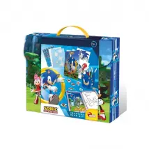 Kit de bureau créatif - Activités créatives - LISCIANIGIOCHI - Sonic - Des 5 ans