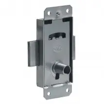 Serrure à pattes axe 25 mm finition fer ajustage S45 sans clé DEVISMES 12252 003