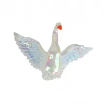 Acrylique oie cintre de Noël