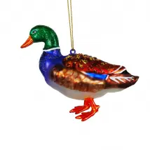 Canard coloré cintre de Noël