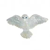 Hibou acrylique cintre de Noël