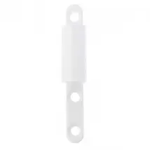 Fiche femelle sur platine P50 blanche diamètre 15 mm avec 3 trous OTLAV CFP50150P361