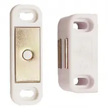 Loqueteau Raly 48x14x14mm 5kg blanc ARELEC 111003