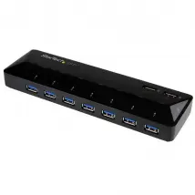 Startech Hub USB 3.0 7 ports + Charge Rapide - Noir