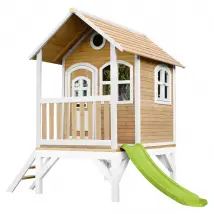 Axi Tom Maison Enfant avec toboggan Vert