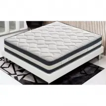 Matelas à mémoire de forme et gel rafraîchissant - Hauteur 26,5 cm