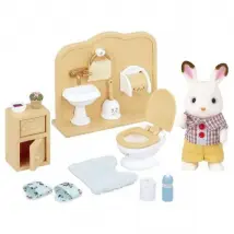 Sylvanian Families Frère Lapin Chocolat Toilettes